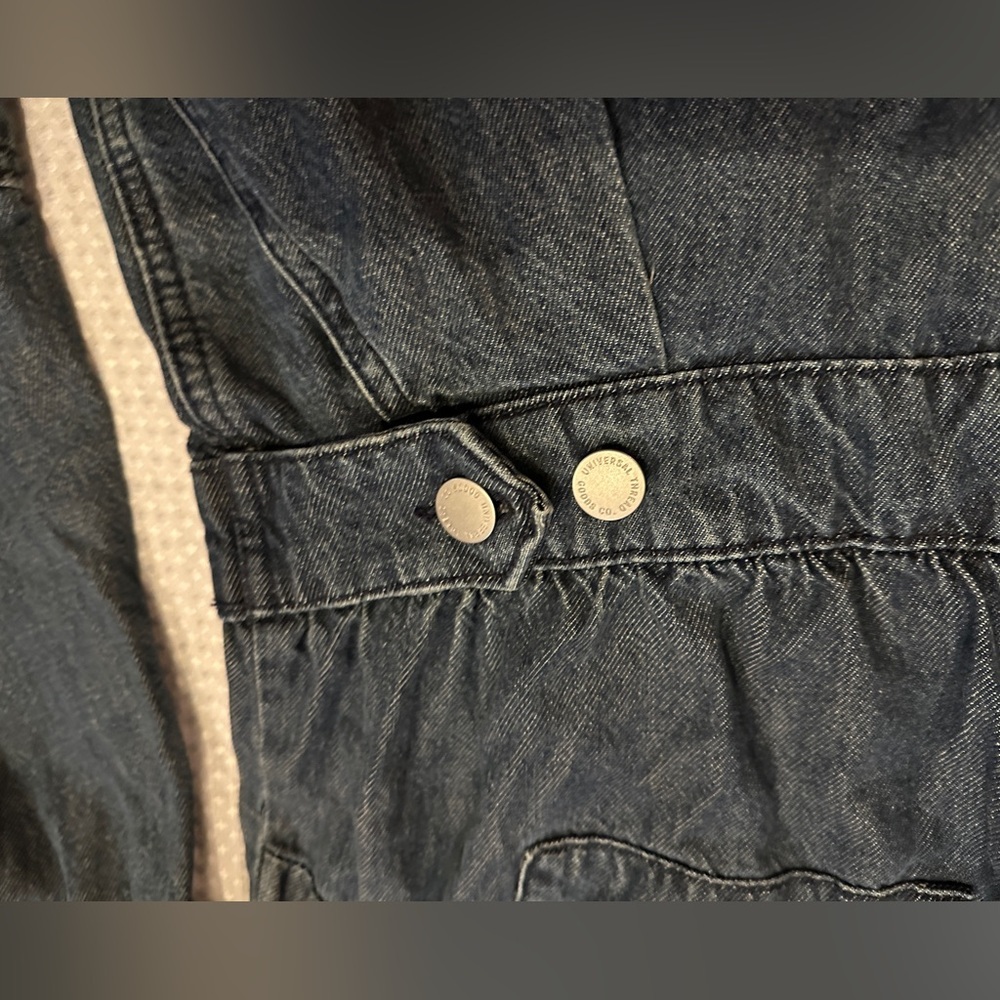 Universal Thread Denim Long Sleeve Romper - Picture 8 of 10